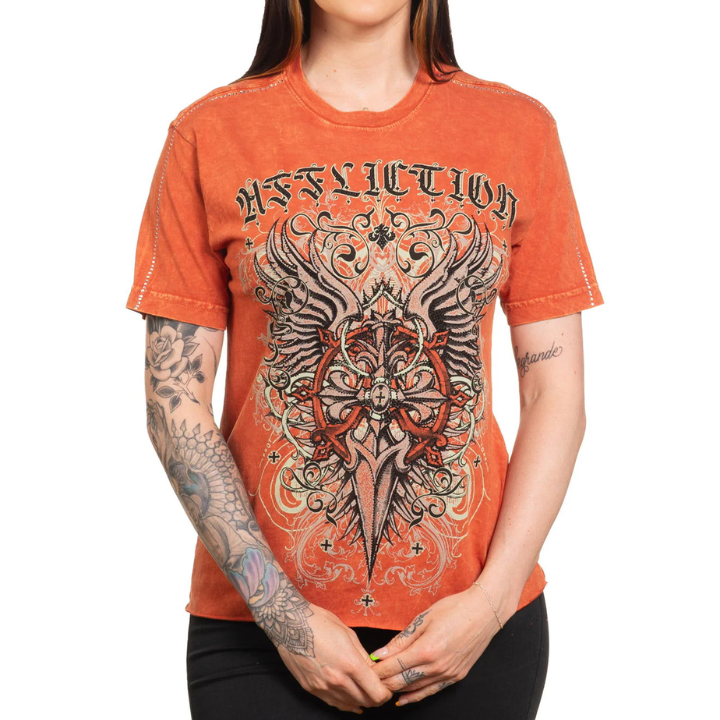 GIRLS S/S AWAKENING LIGHT - RUST